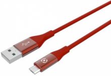 CELLY COLOR DATA CABLE EXTRA STRONG MICRO USB 1.5M RED