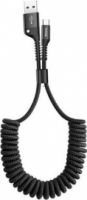 BASEUS SPRING CABLE USB TO TYPE-C 2A 1M BLACK